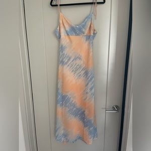 Open Back Tie-Dye Wedding Guest dress Lulu’s